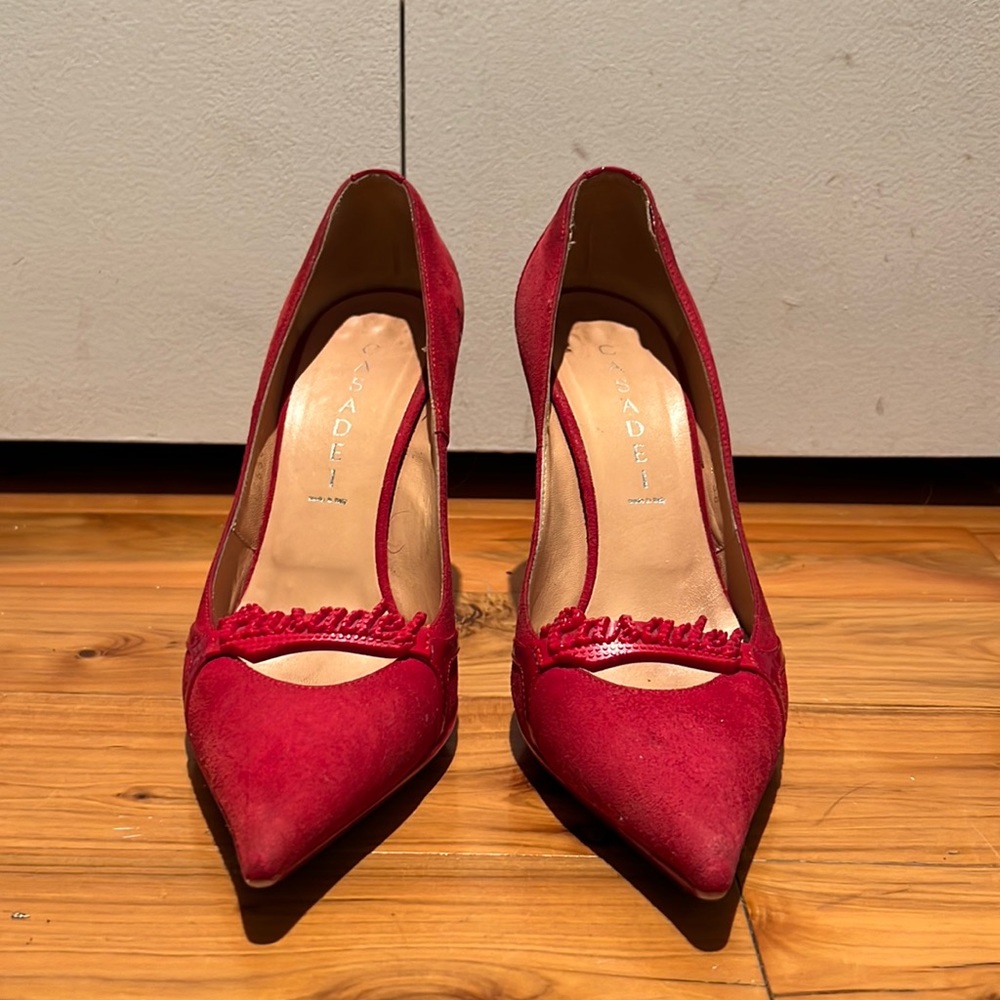 Casadei Red Heels Pumps